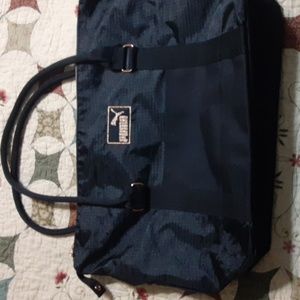 Black Canvas Puma Bag